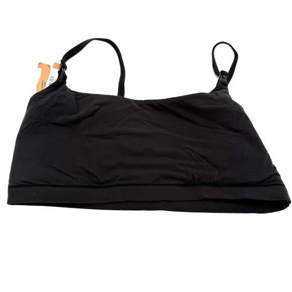 Skims Fits Everybody Scoop Maternity Nursing Pumping Bralette Onyx Size Large - Picture 1 of 5